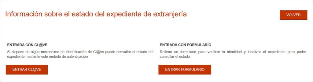 Imagen ilustrativa consultar estado de extranjería ejemplo