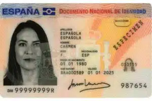 Imagen ilustrativa del DNI español