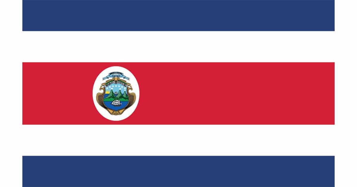 Imagen ilustrativa de la Bandera de Costa Rica