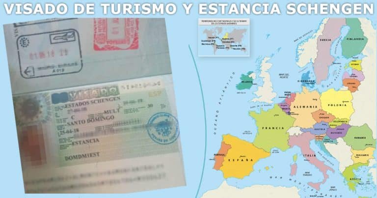 Imagen de visado de estancia Schengen