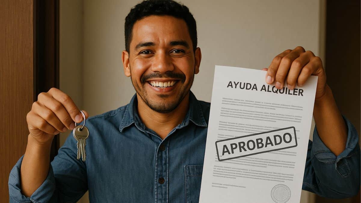 Inmigrante recibiendo ayuda para alquiler en España en 2025